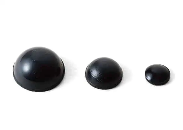 أقدام مطاطية لاصقة مدورة