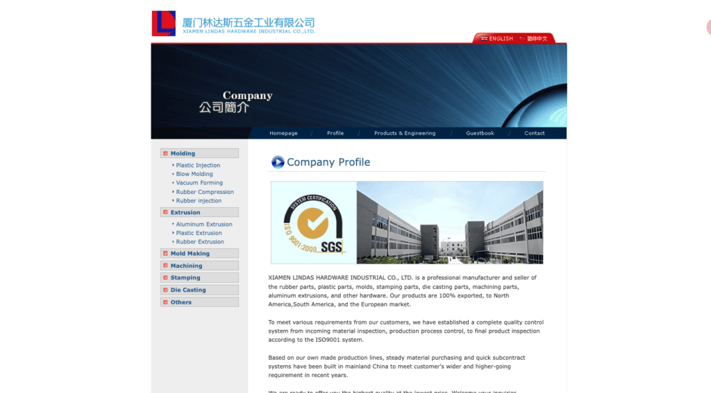 Xiamen Lindas Hardware Industrial