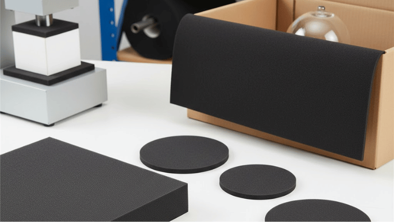 Neoprene foam for packaging and padding