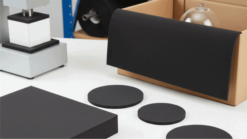 Neoprene foam for packaging and padding