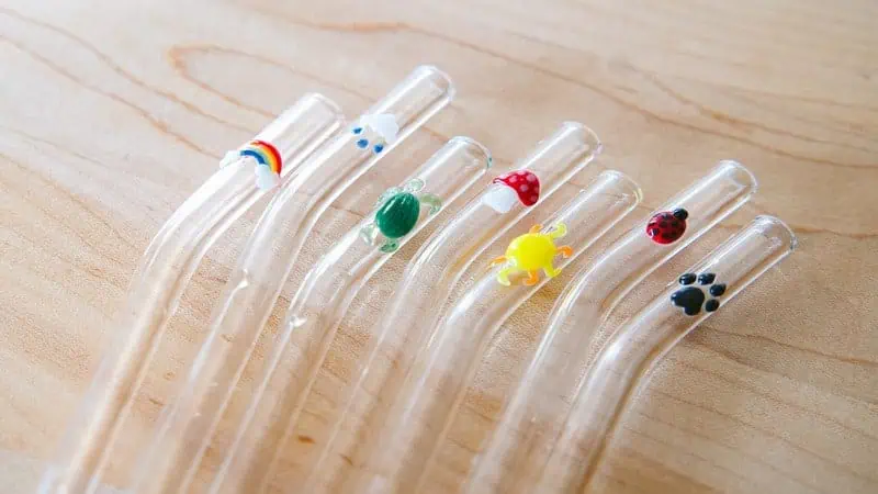 Glass straws