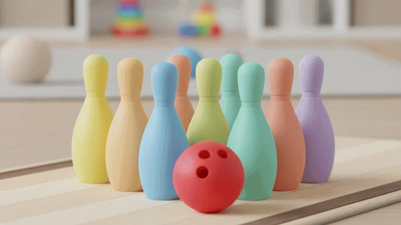 toys made by thermoplastic injection molding method