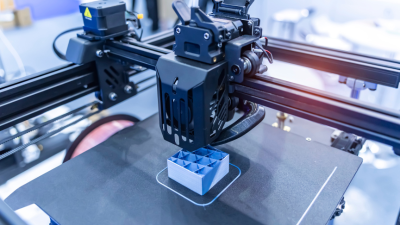A 3D printing machine