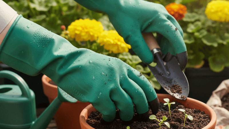 Silicone Rubber Gloves for Gardening