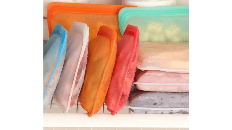 sacs de stockage de nourriture en silicone