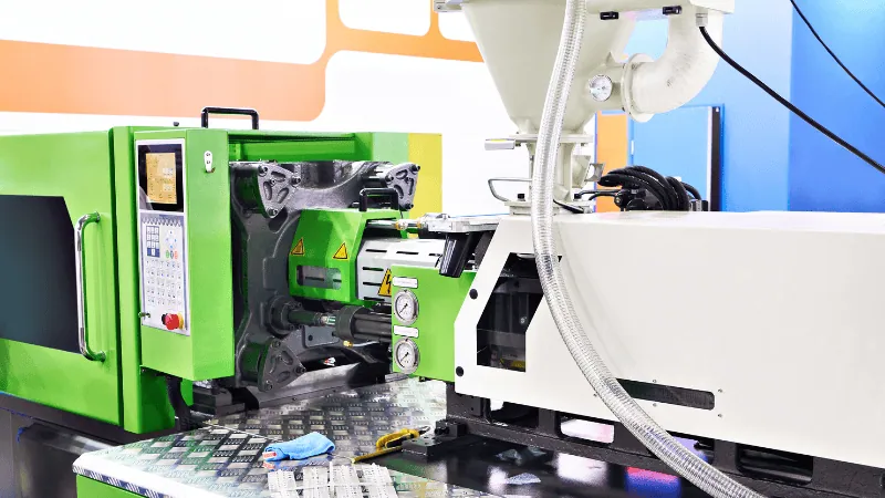 a silicone rubber molding machine