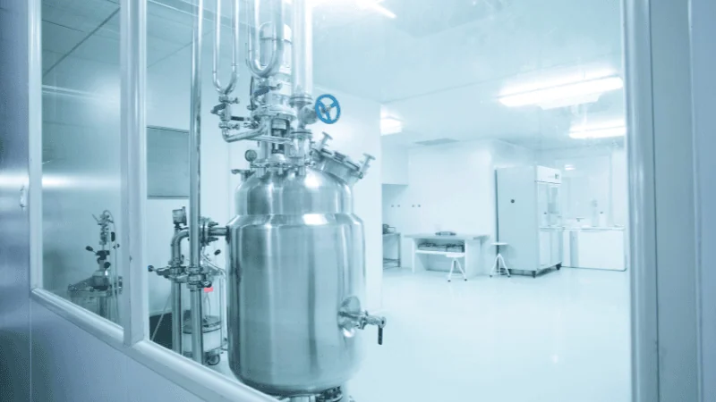 a clean laboratory room 