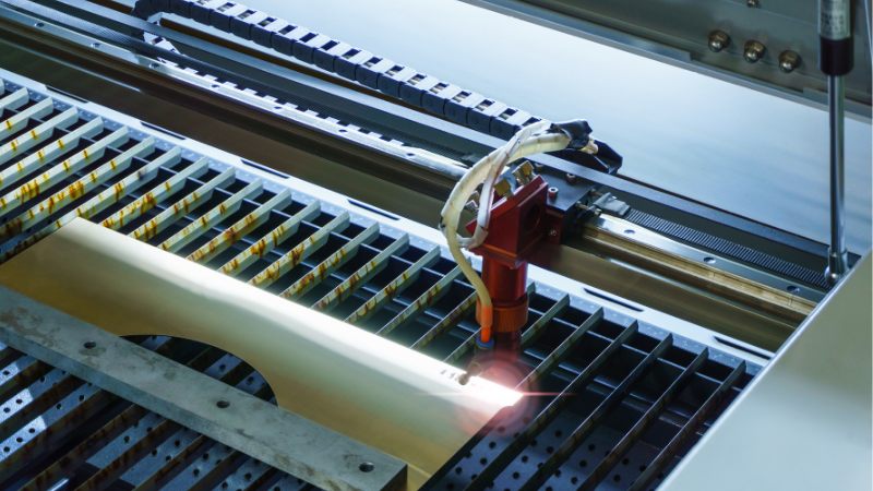 A laser cutting machine