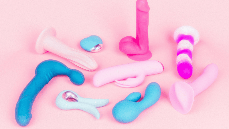 red and pink sex toys express
