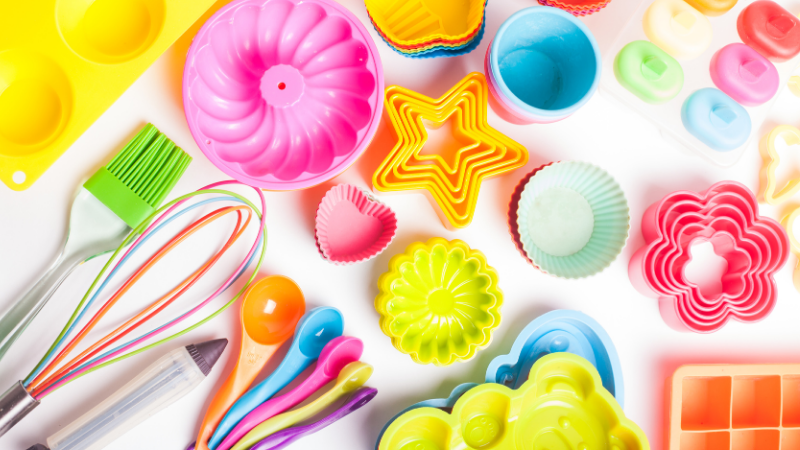 colorful Silicone Cookware and Food Storages