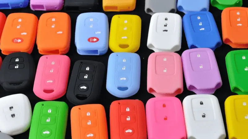 silicone rubber car key cover