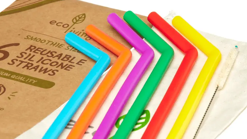 reusable silicone straws