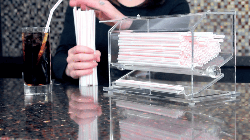 storage container keeping straws