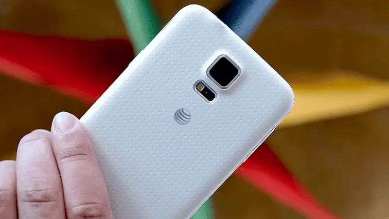 Cell phone with chemically-treated polycarbonate