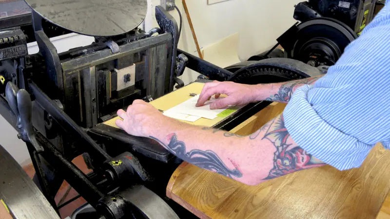 The Printing Process: Die Cutting