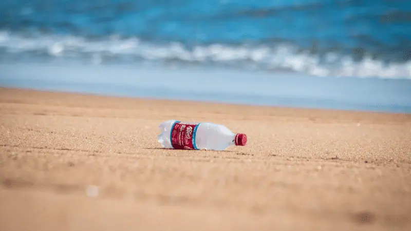 Antimicrobial plastic bottle