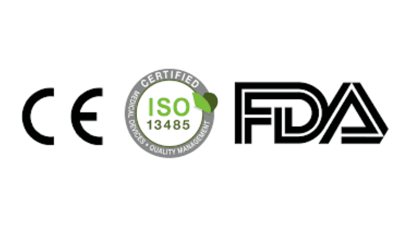 FDA, CE, or ISO