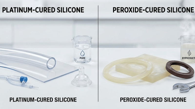 Platinum-Cured Silicone vs. Peroxide-Cured Silicone Rubber