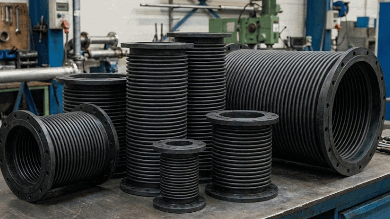 Anillos de sello de fuelle de caucho de silicona