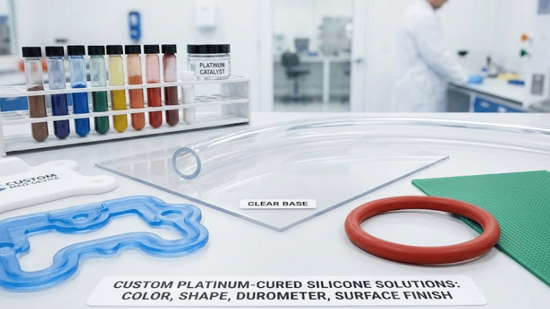 Customization of Platinum-Cured Silicone 