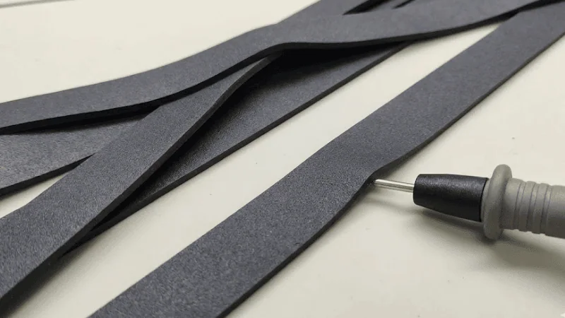 conductive silicone strips
