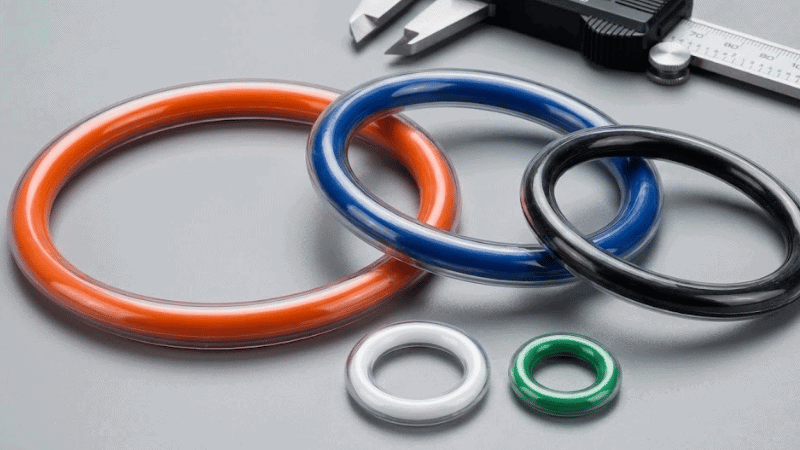حلقات O مغلفة بـ FEP من مطاط EPDM