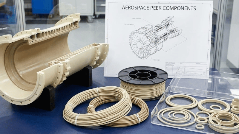 PEEK aerospace components