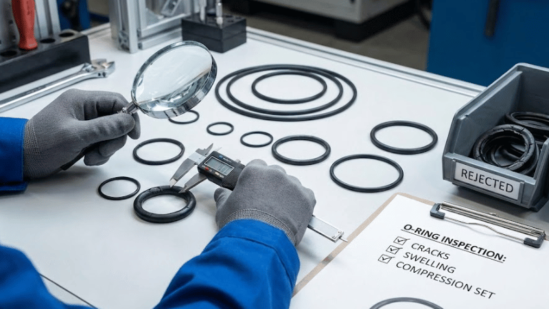 checks and inspections of O-rings