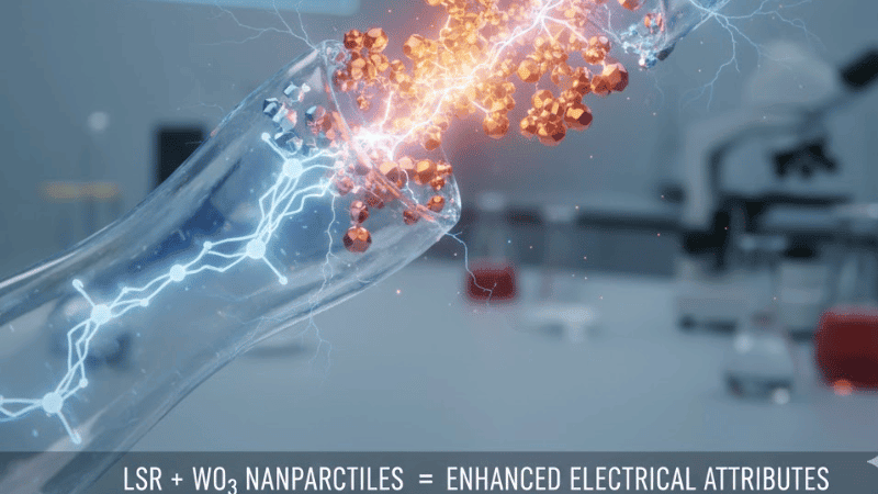 LSR combinado con nanopartículas de óxido de tungsteno (WO3) da lugar a compuestos cerámicos que presentan atributos eléctricos mejorados. 