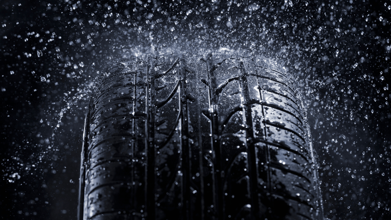 Natural rubber is resistant to water.