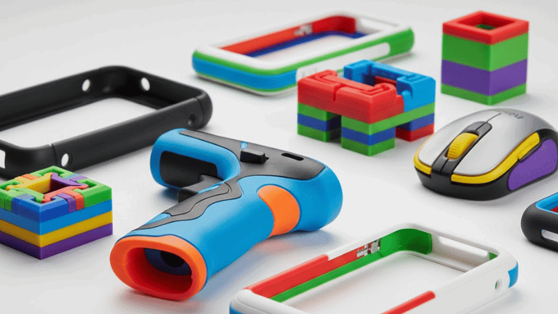 colorful Overmolding parts,