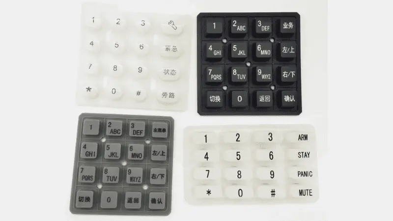 silicone rubber keypads