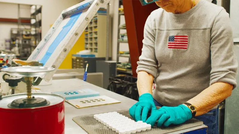 keypads silkscreen printing