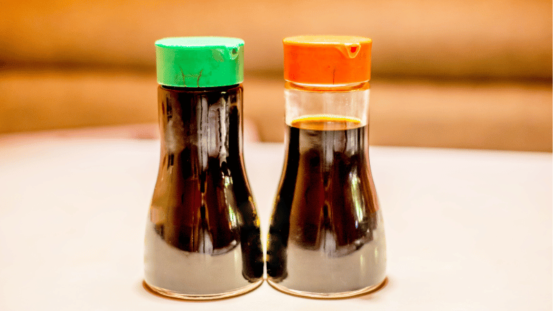 sauces plastic bottles