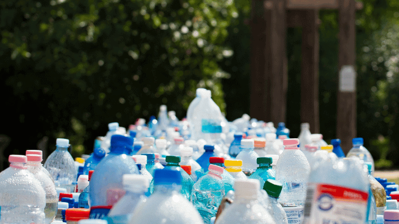 Plastics break down easier and faster when exposed to heat.