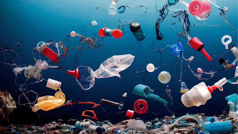 Eco-friendly plastics in the sea