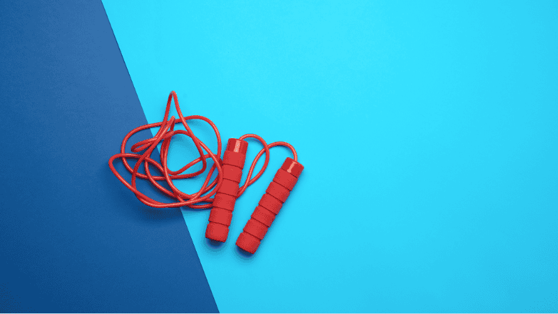 saltar la cuerda con neopreno