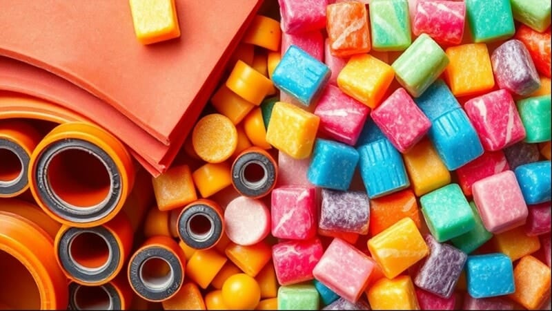 Gum Rubber vs. Chewing Gum