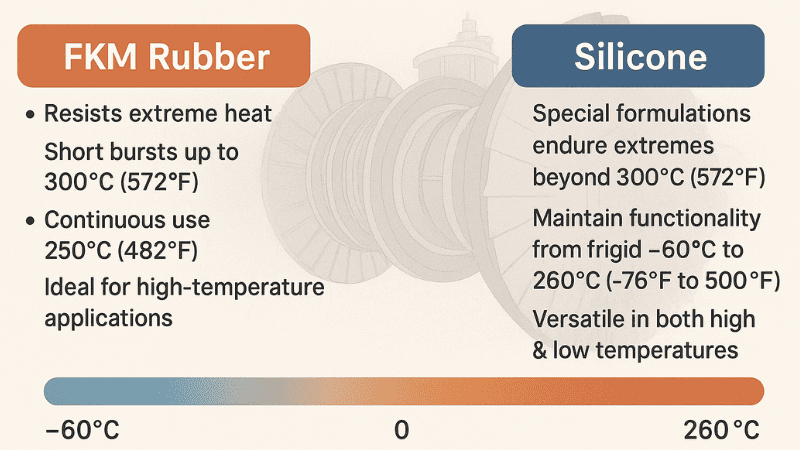 La imagen explica claramente los requisitos del rango de temperatura.
