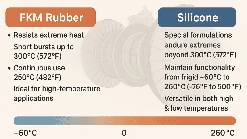 the image explain temperature range requirements clearly.