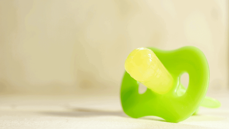 standard, cylindrical pacifier