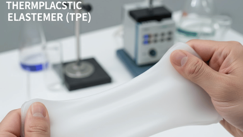 TPE is soft and flexible, with good elasticity.