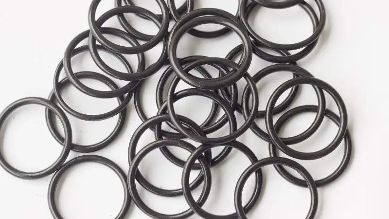 different o-rings made with nitrile