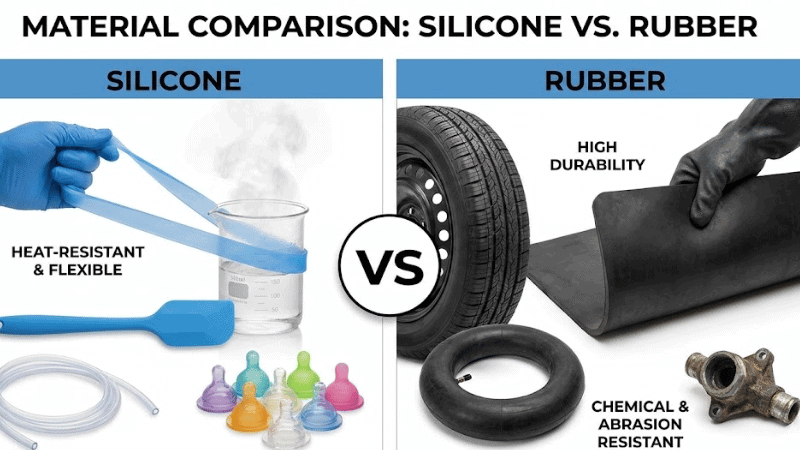 Silicone vs. Rubber