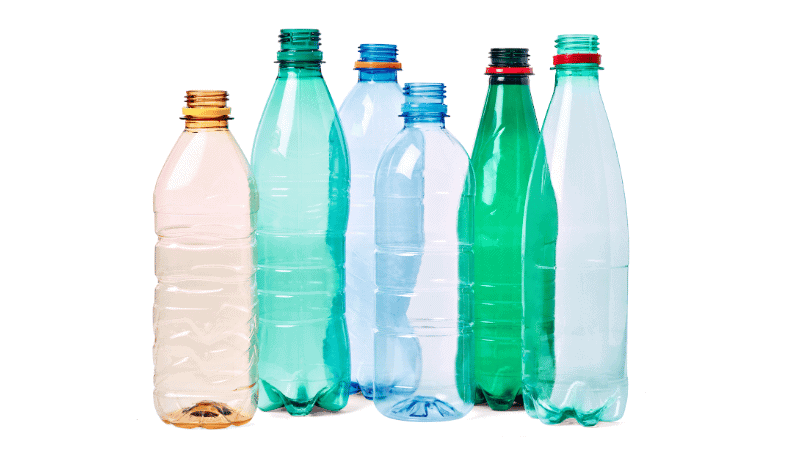 water bottles made of Tritan plastic