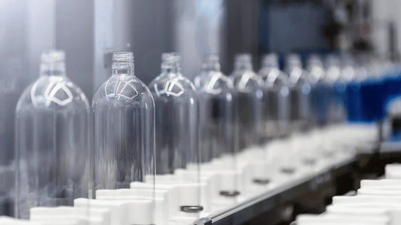 plastic water bottles